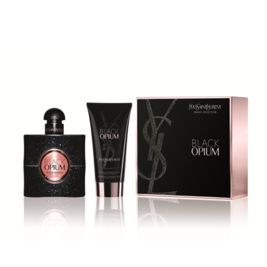 Image sur YVES SAINT LAURENT - Coffret Black Opium EDP 50ml + lait  corps 50ml