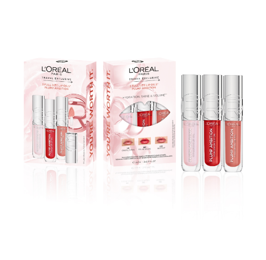 Image sur L'Oreal Paris - Paradise Lip Plump Oil Trio