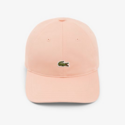 Image de LACOSTE - Casquette en twill de coton - Orange